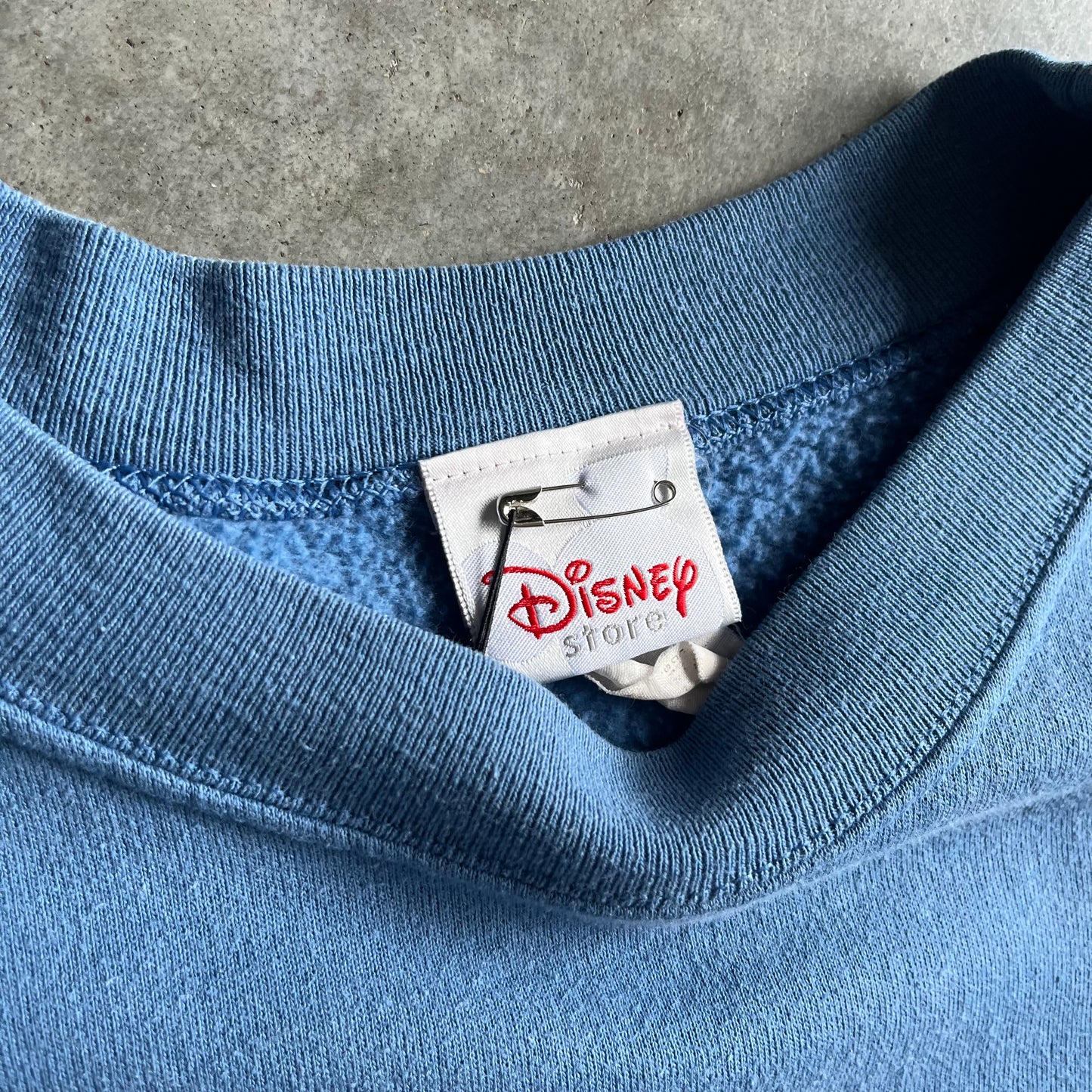 Vintage Mickey Mouse Blue Crew Neck
