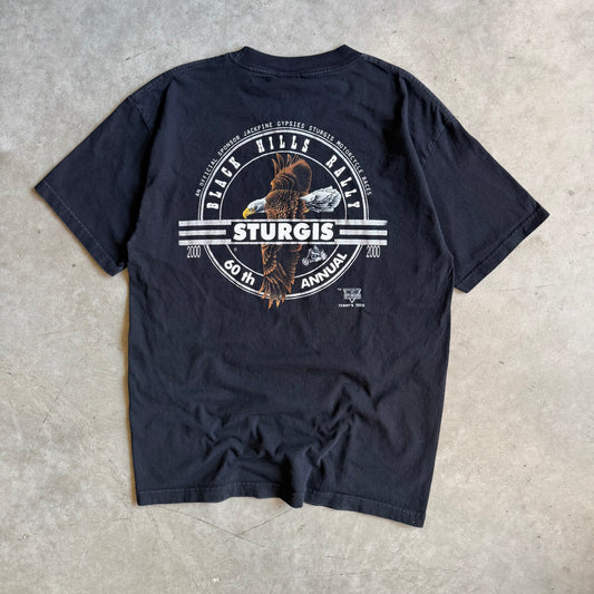 Vintage Sturgis ‘00 Black Hills Rally Chest Pocket Tee