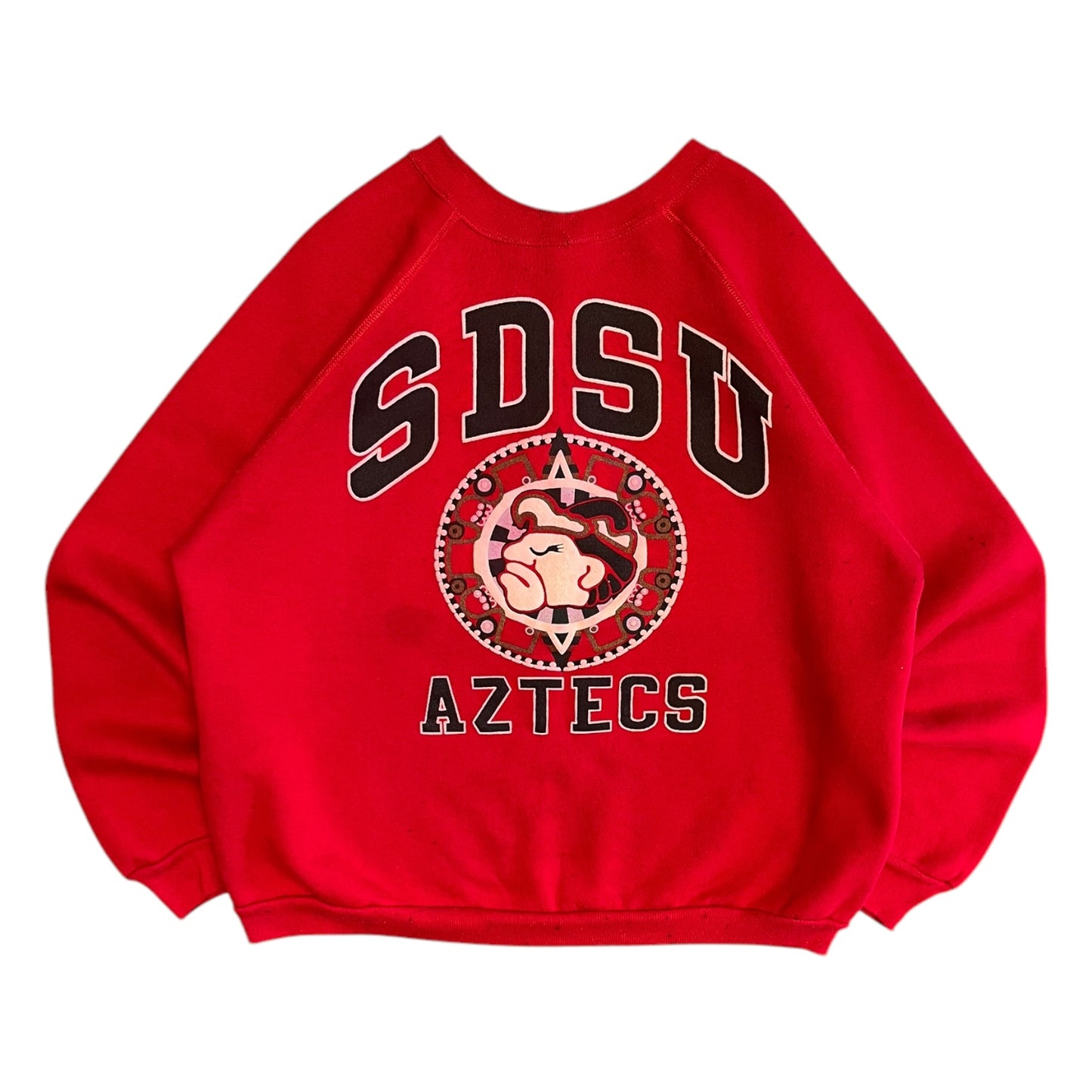 Vintage SDSU Aztecs Raglan Cut Crewneck