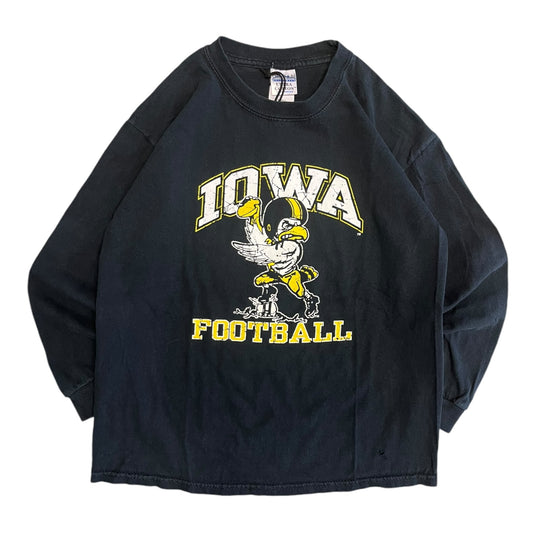 Y2K Youth Iowa Hawkeyes Football Herky Longsleeve