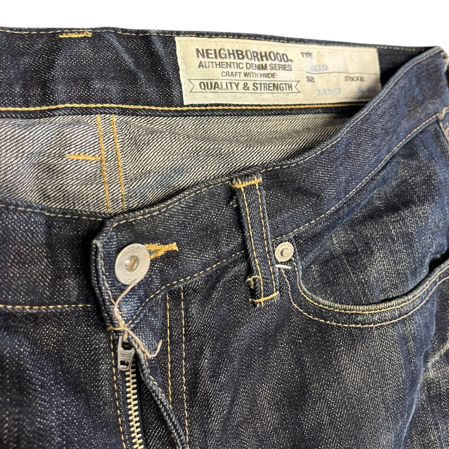 Neighborhood Selvedge Raw Denim