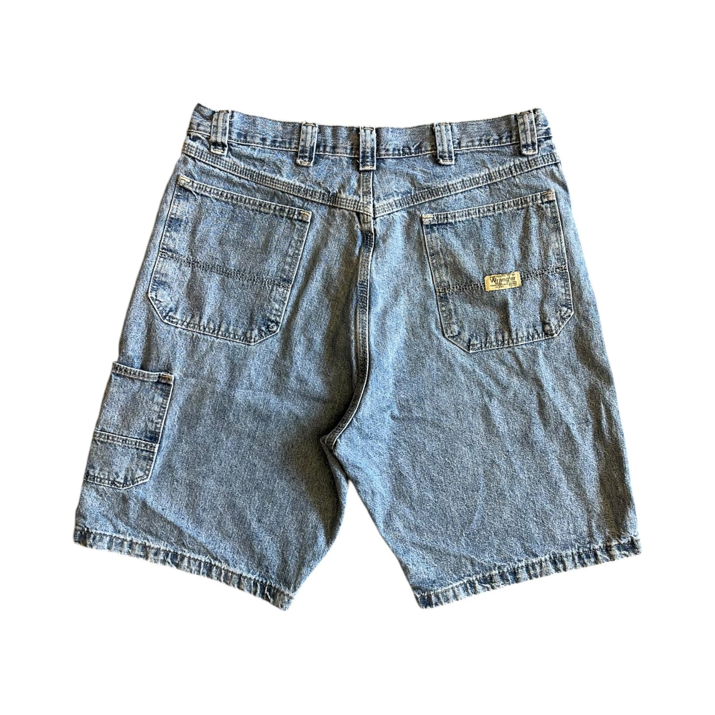 Y2K Wrangler Lightwash Carpenter Jorts