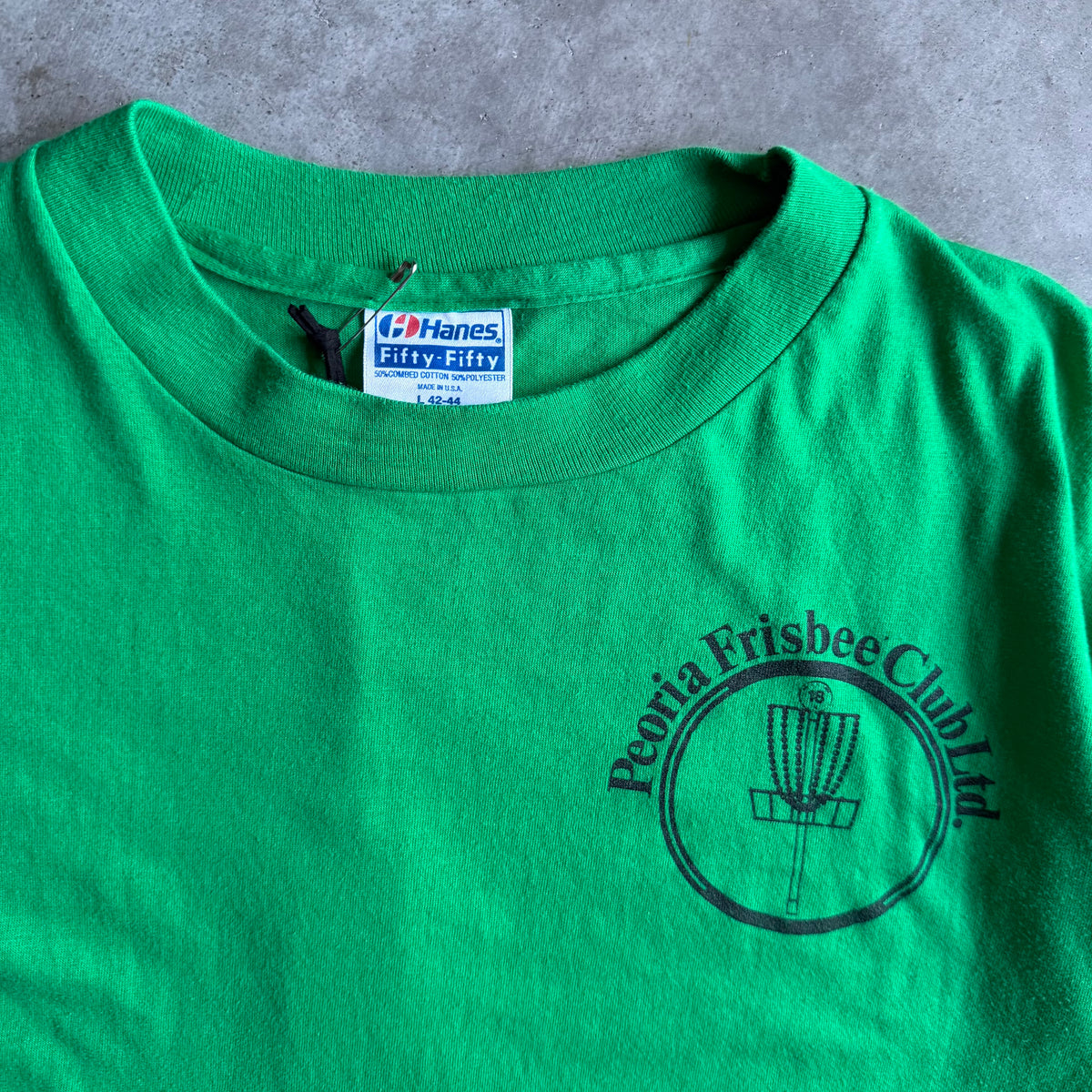 Vintage Peoria Frisbee Club Chain Chomper T Shirt