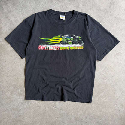 Y2K Monster Jam Grave Digger T Shirt