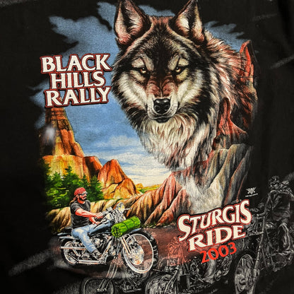 Y2K Sturgis Ride 2003 Wolf & Eagle AOP