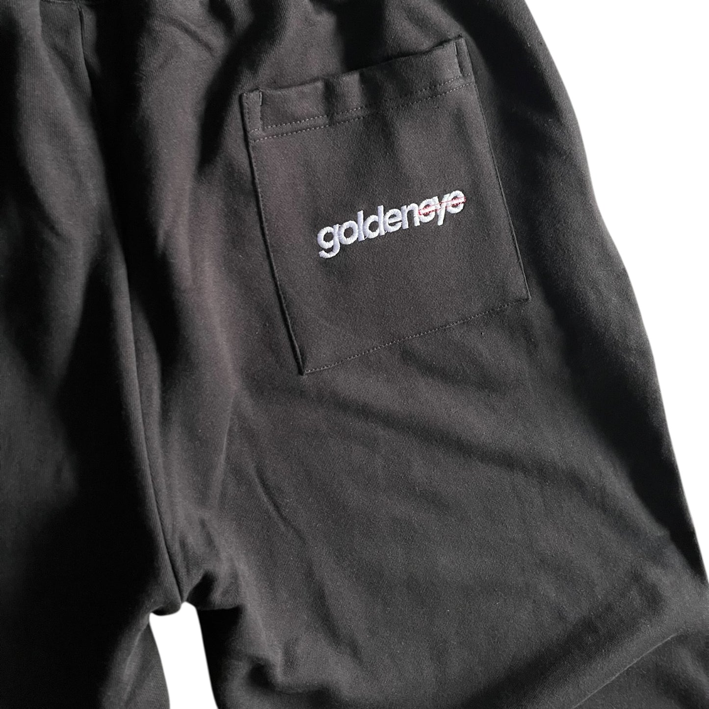 Goldeneye ‘GE Star’ Baggy Wide-Leg Sweatpants (Black)