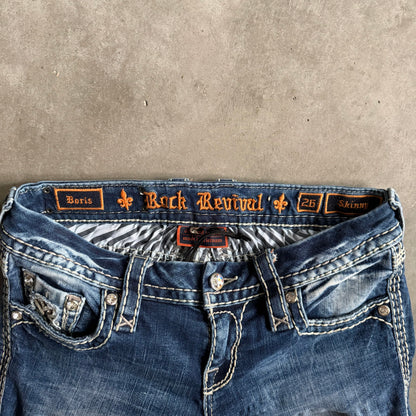 Women’s Y2K Rock Revival Boris Skinny Jeans