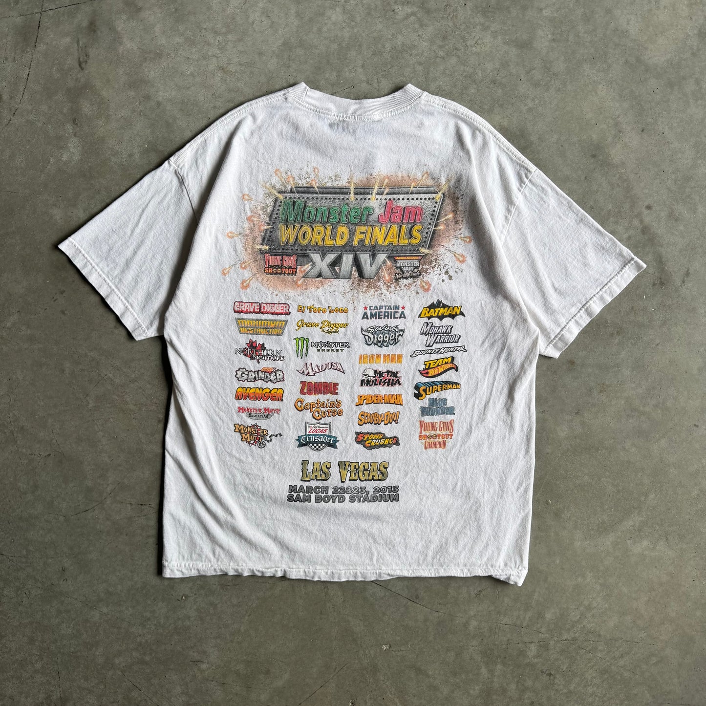 Y2K Monster Jam World Finals Big Graphic Tee