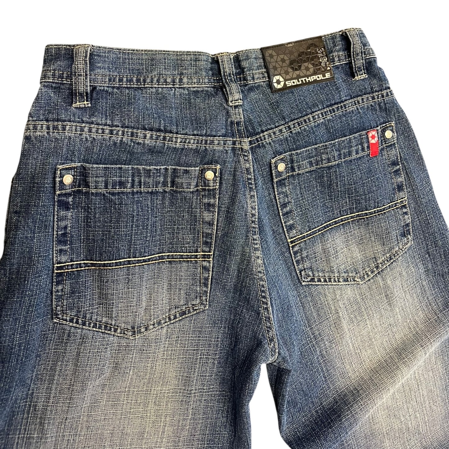 Y2K Southpole Red Tab Baggy Jeans