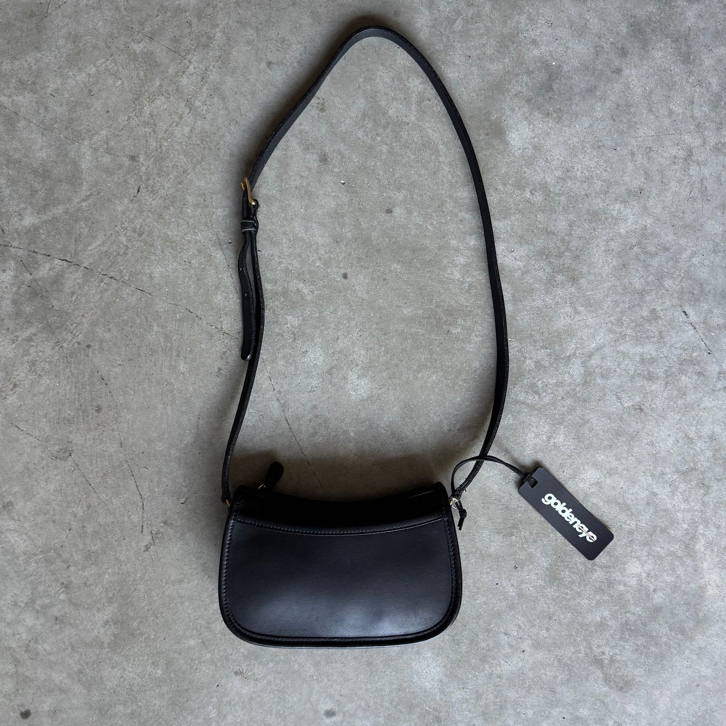 90s Coach Wendie Black Leather Crossbody Bag