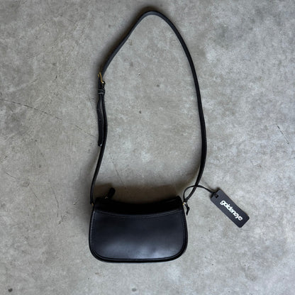 90s Coach Wendie Black Leather Crossbody Bag