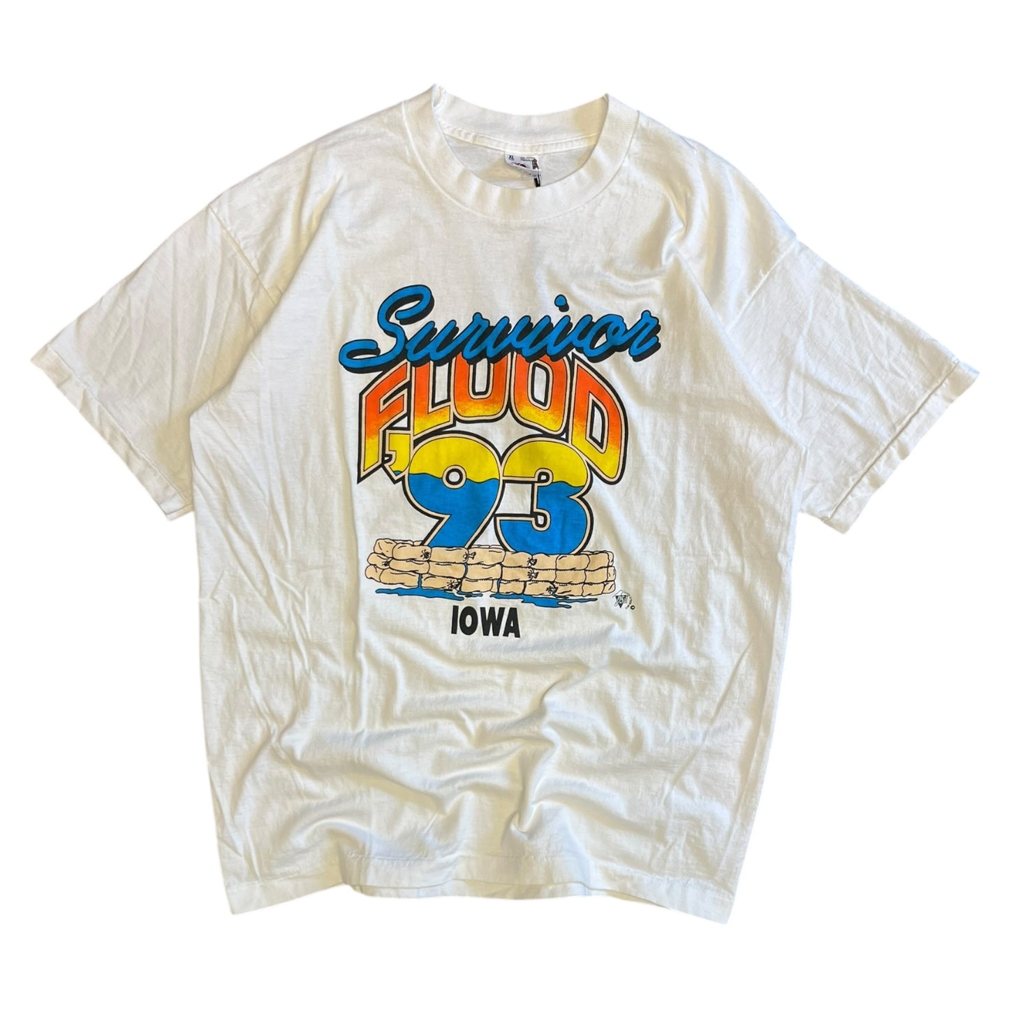 Vintage 1993 “Surviving Flood ‘93” Tee
