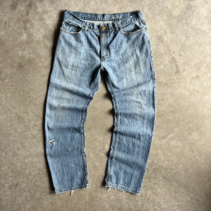 Y2K Urban Pipeline Relaxed Slub Jeans