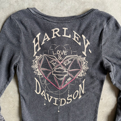 Vintage Women’s Harley Davidson Lace Sleeve L/S
