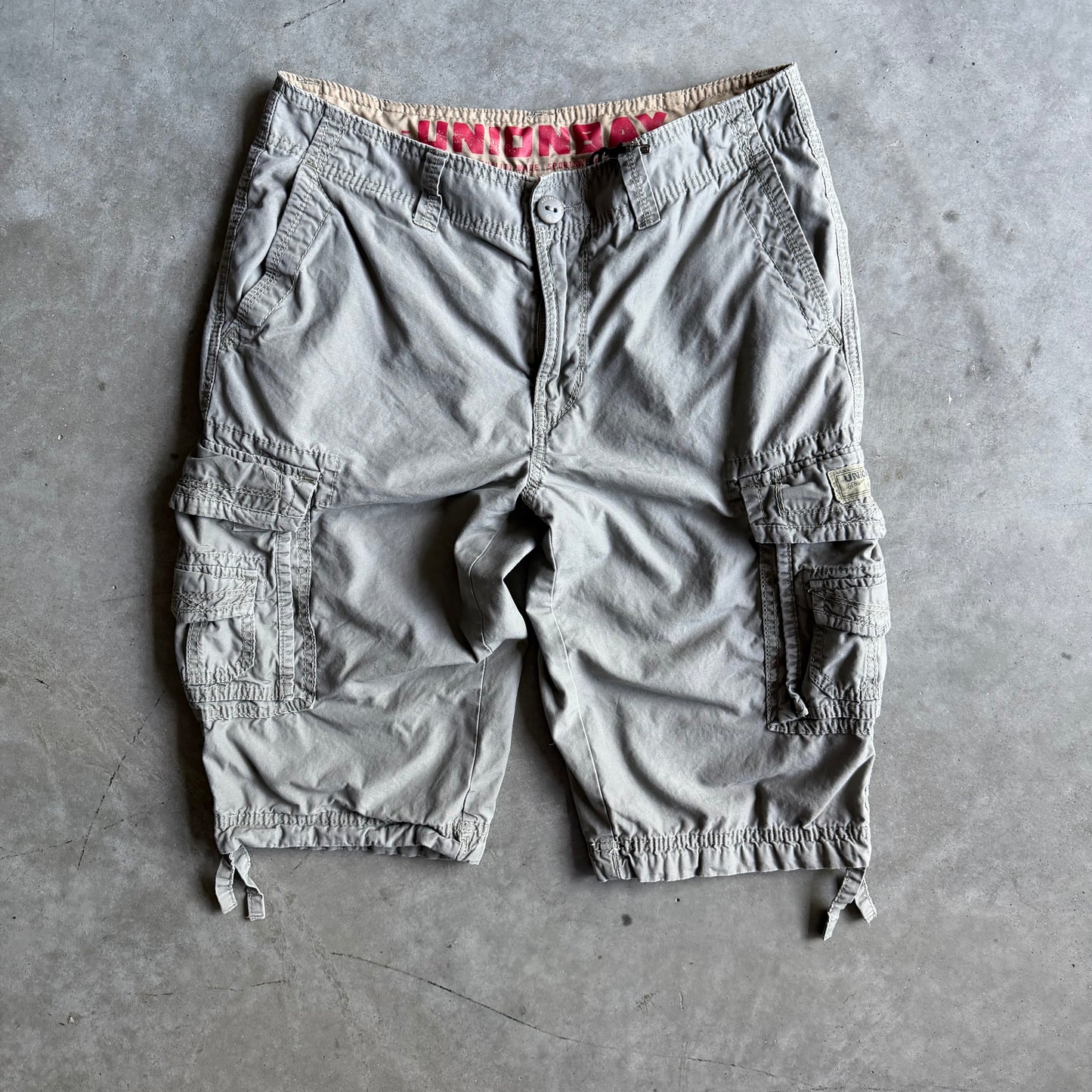 Y2K Unionbay Khaki Green Cargo Shorts
