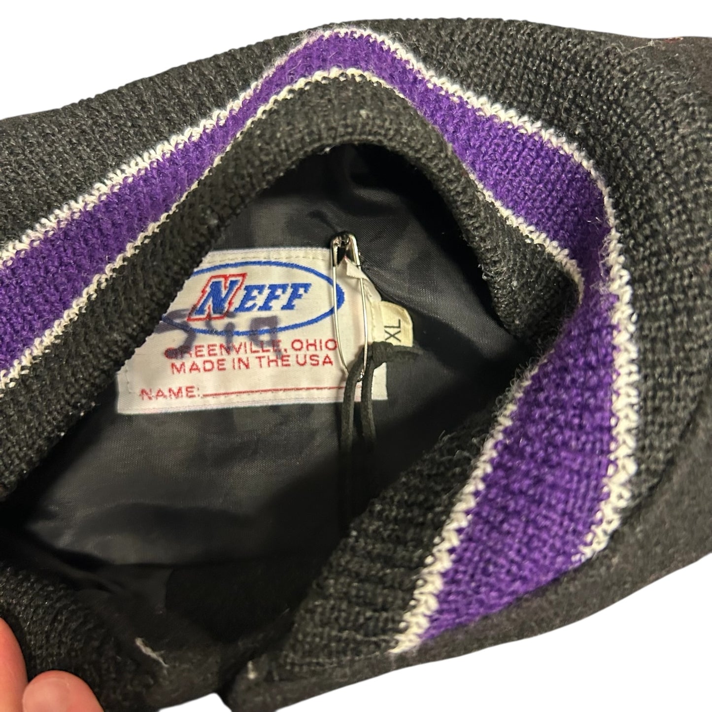 2007 Black & Purple Wendy’s Highschool Heisman Varsity Jacket