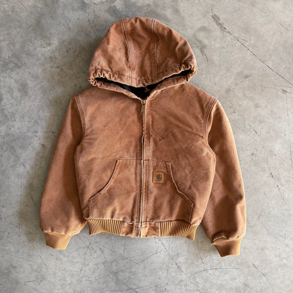 Carhartt ‘YYJ130 BRN’ Youth Brown Hooded Active Jacket