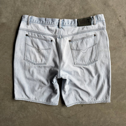 Y2K Harley Davidson Light Wash Baggy Jorts