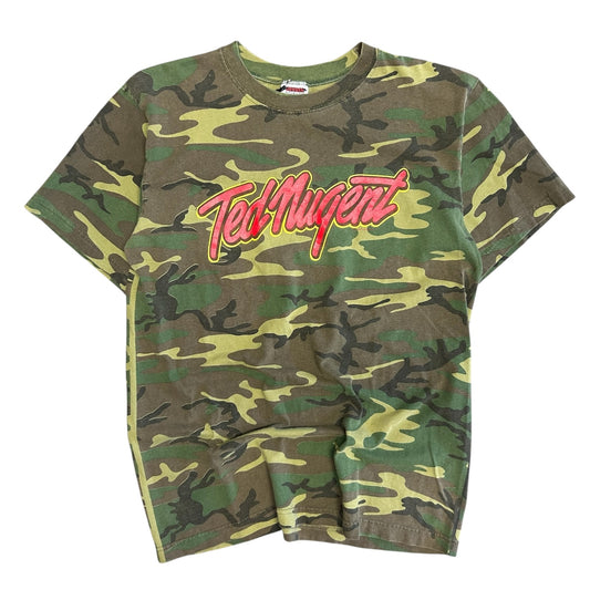 2001 Camo Ted Nugent Music Tee