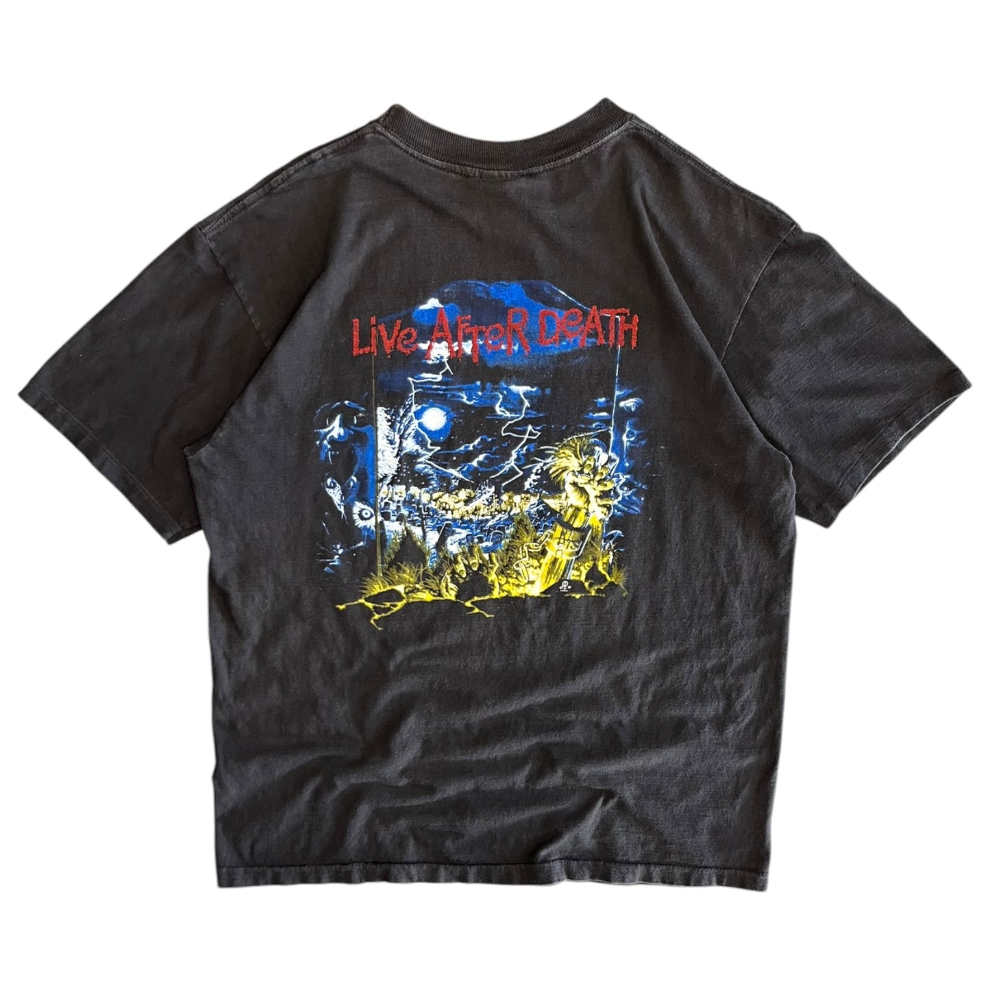 Vintage 1985 Iron Maiden Live After Death Tour T Shirt