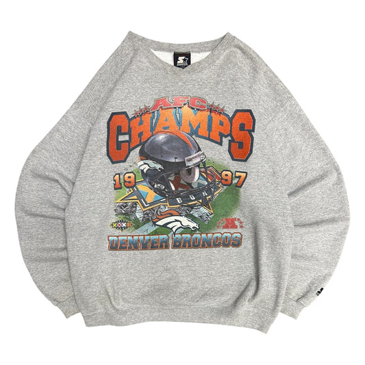 Vintage 1997 Broncos AFC Champs Sweatshirt