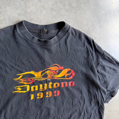 Vintage ‘99 Bike Week Flaming Bike Tee