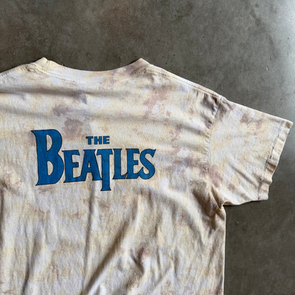 Y2K The Beatles Yellow Tie Dye Group Portrait Tee
