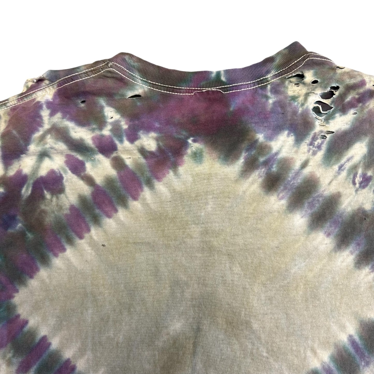 Vintage Grateful Dead Stealie Tie Dye Thrashed T Shirt