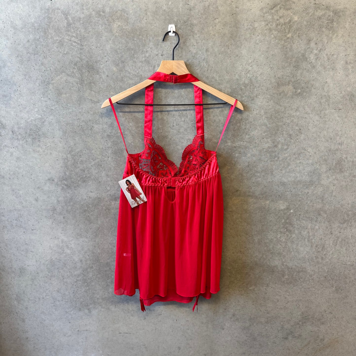 Women’s Y2K Dreamgirl Red Lace Slip