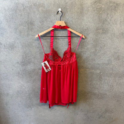 Women’s Y2K Dreamgirl Red Lace Slip