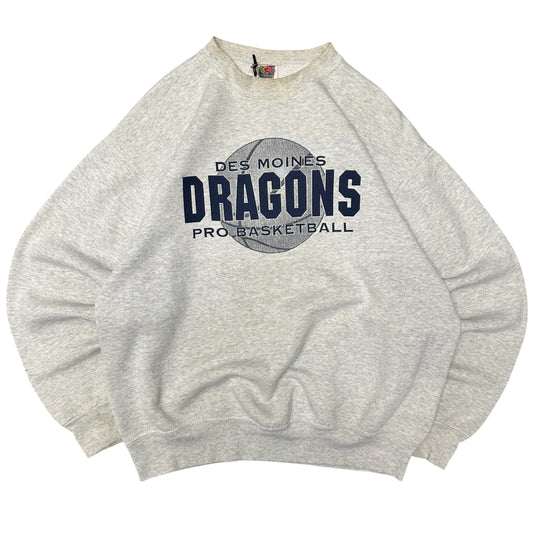 Vintage Des Moines Dragons Basketball Sweatshirt
