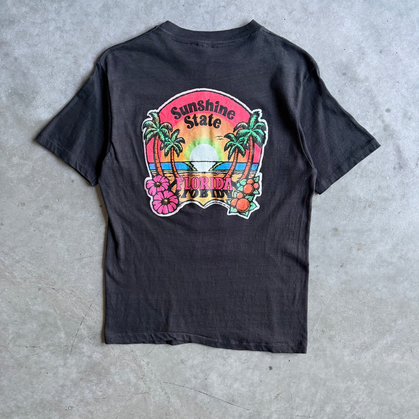 70s Hanes Daytona Beach Bike Week Harley Davidson Florida Tee