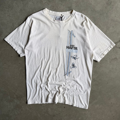 Vintage Just Hafta Dance Ballet White Tee