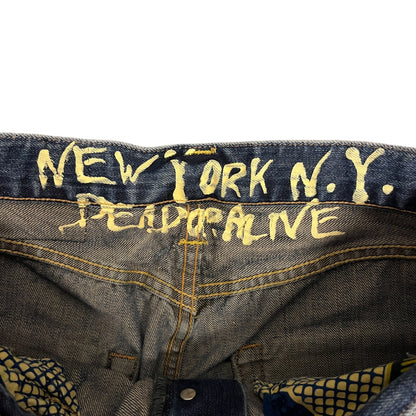 Vintage Ed Hardy by Christian Audigier Panther Jeans