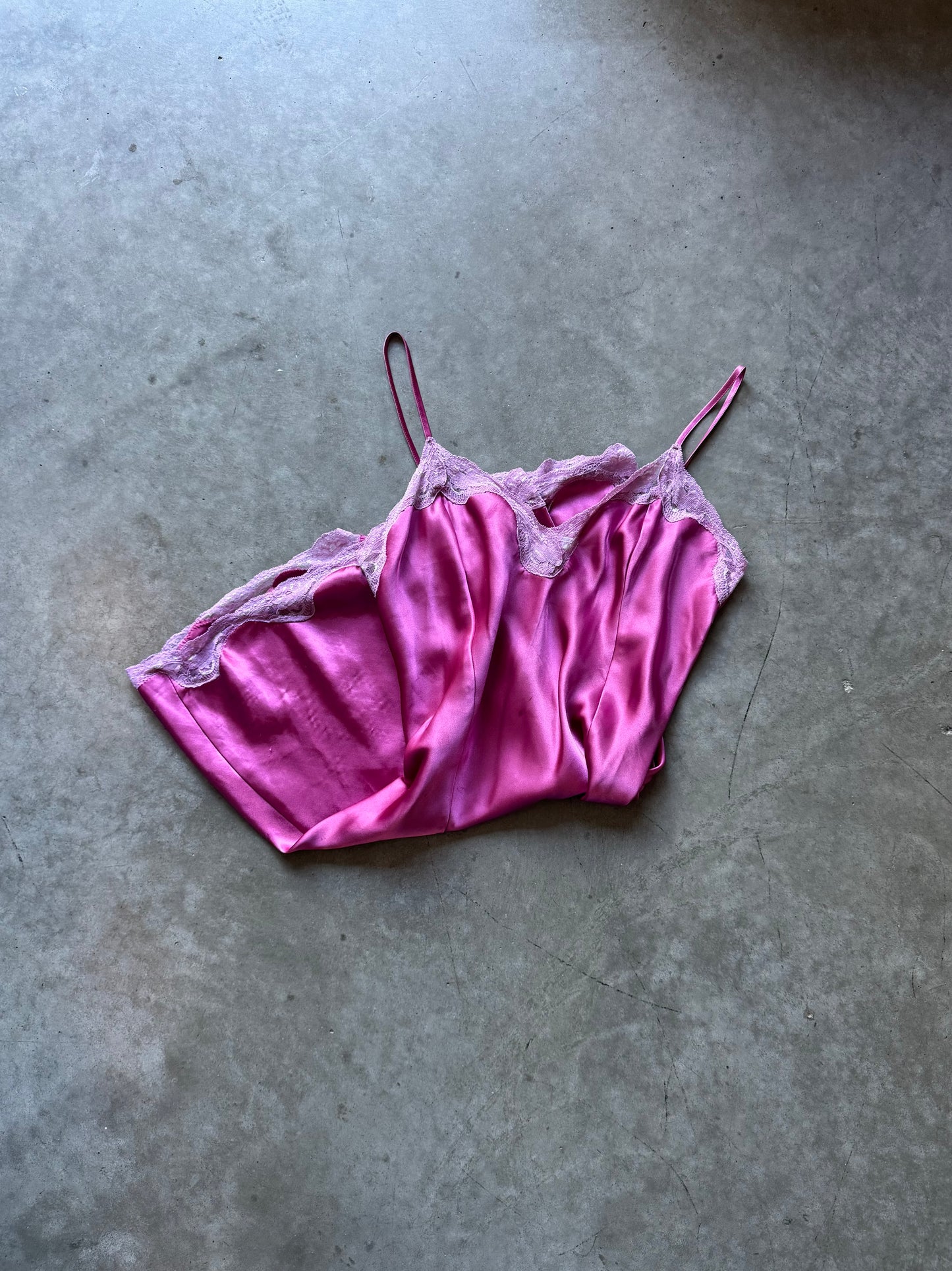 Women’s Delicates Pink Lace Slip