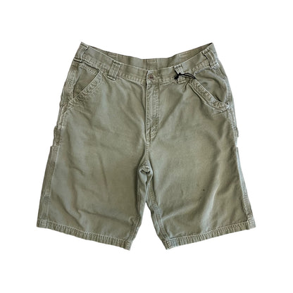 Vintage Carhartt Moss Green Canvas Shorts