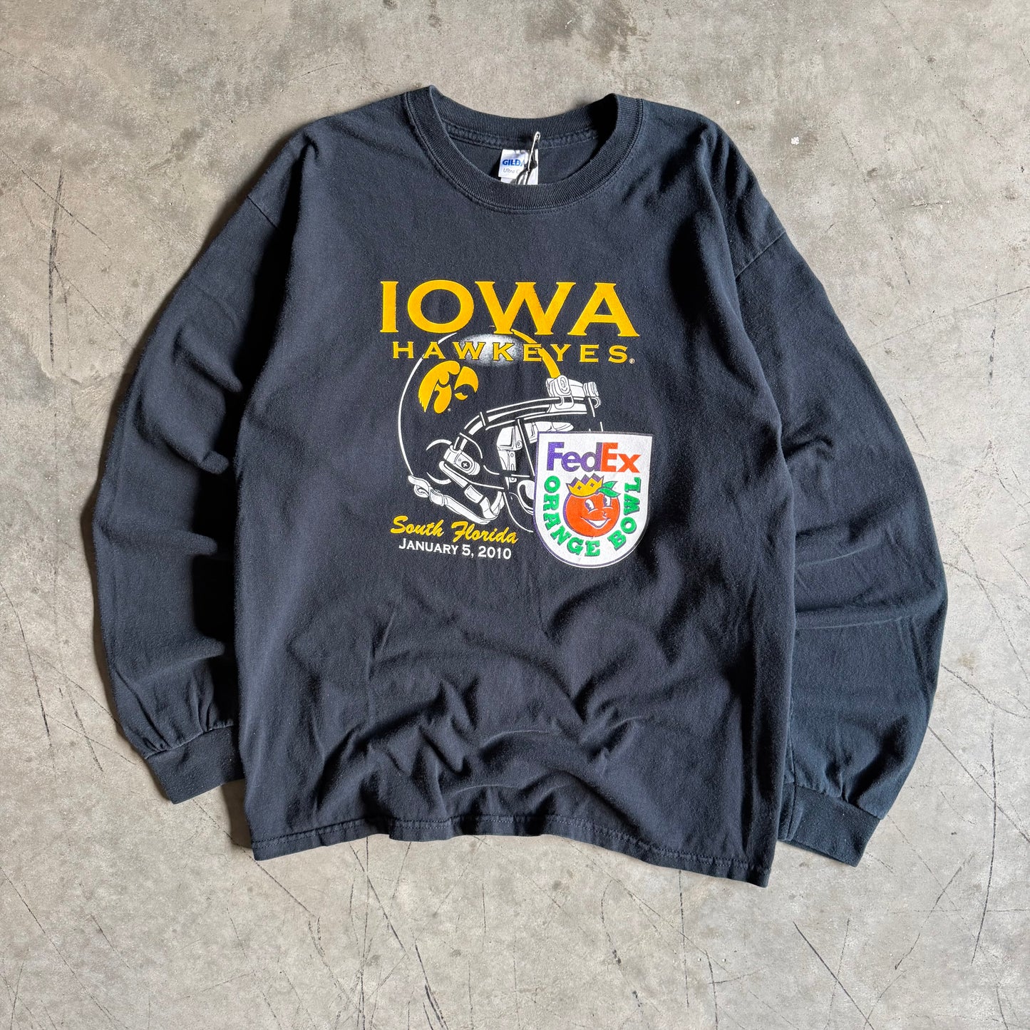 Iowa Hawkeyes 2010 Orange Bowl Longsleeve