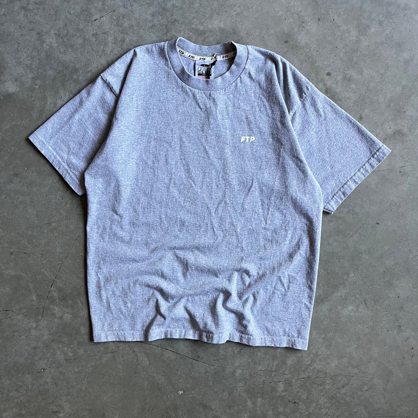 FTP Pro Club Corner Logo Gray Tee