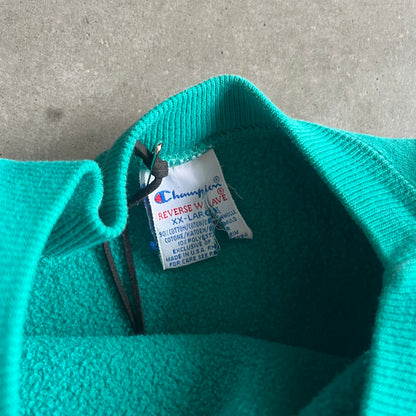 Vintage Champion Reverse Weave Teal Crewneck Sweatshirt