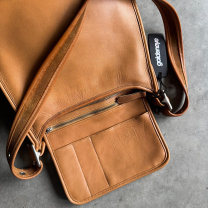 Coach 1999 Camel Legacy Zip Bag