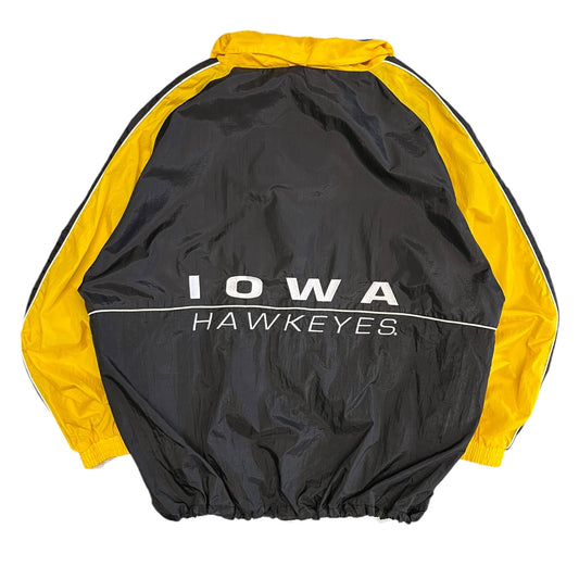 Vintage Logo Athletic Iowa Hawkeyes Zip Up Windbreaker