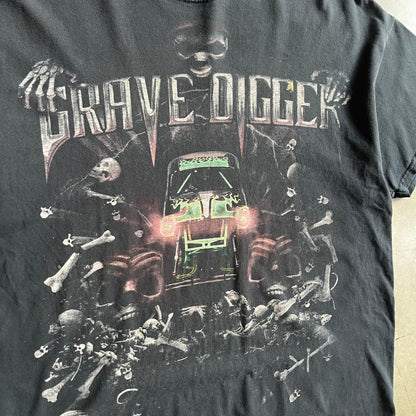 Vintage Grave Digger Skull & Bones Road Tee