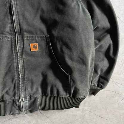 Carhartt ‘J130 MOS’ Moss Green Hooded Active Jacket
