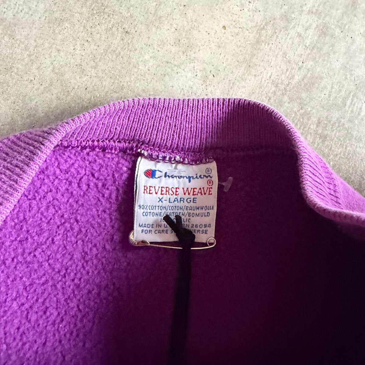 Vintage Champion Reverse Weave “Iowa #73” Purple Sweatshirt