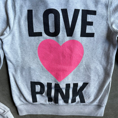 Y2K Women’s Pink “Love Pink” Big Back Hit Zip-Up Hoodie