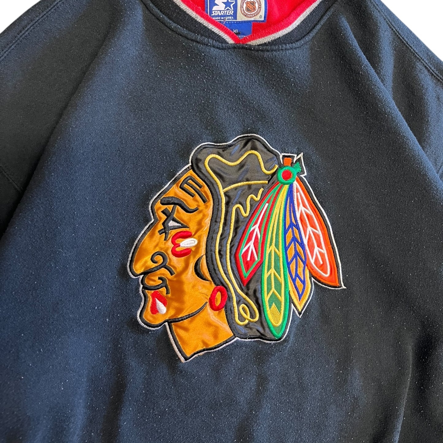 Vintage Chicago Blackhawks Logo Sweatshirt