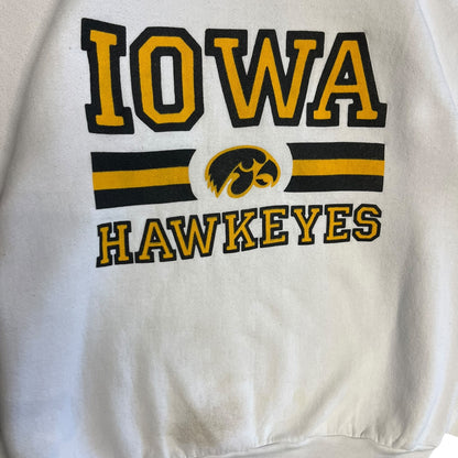 Vintage Raglan Cut Iowa Hawkeyes Banner Sweatshirt