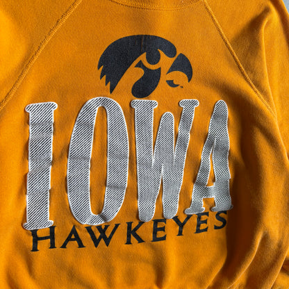 Vintage Artex University Of Iowa Gold Crewneck