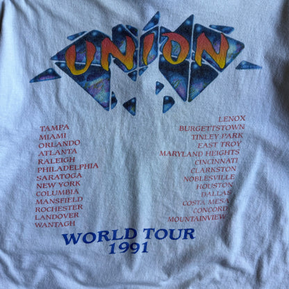 Vintage 1991 Yes World Tour Brockum T Shirt