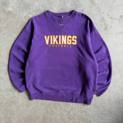 Y2K Nike Minnesota Vikings Center Spell-Out Sweatshirt